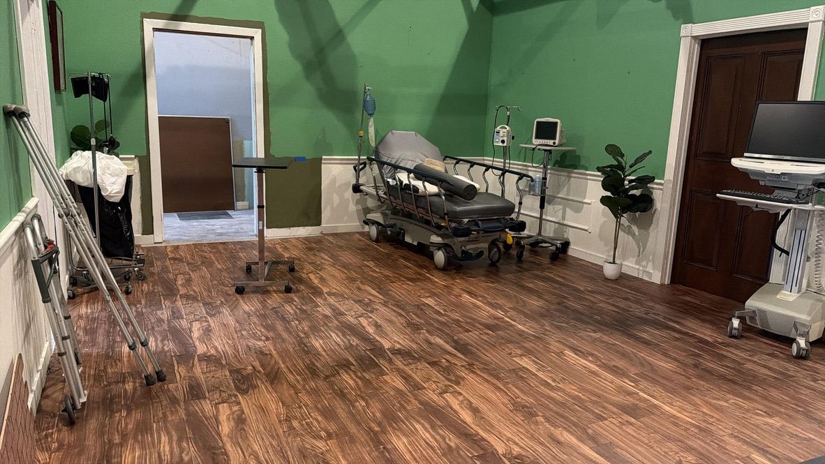 Unit C hospital room wide